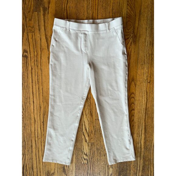 QUINCE Ivory Ultra Stretch Pants Trousers Women's Size Medium - Picture 2 of 8